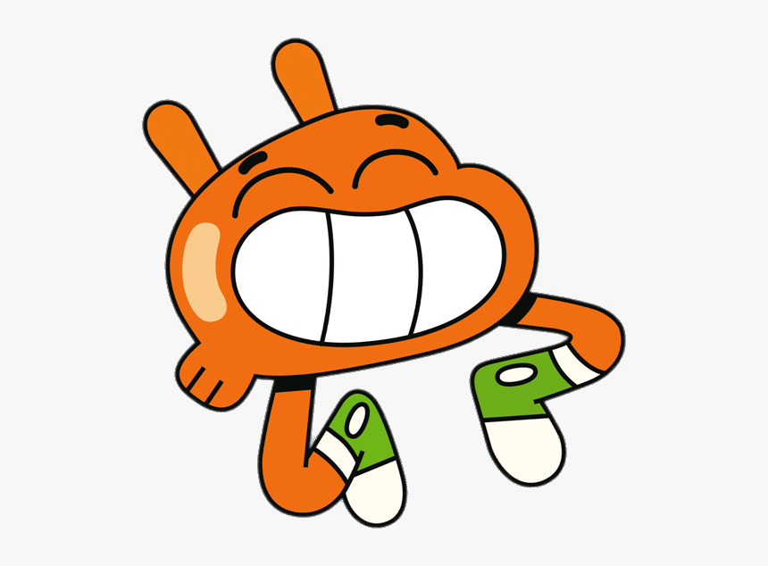 Darwin Happy Jump - Amazing World Of Gumball Darwin Png, Transparent Png, Free Download