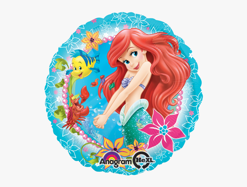 - Globos Metalicos De La Sirenita , Png Download - Ariel Under The Sea, Transparent Png, Free Download