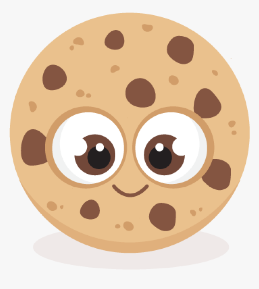 Chocolate Chip Cookies Rose - Cute Cartoon Cookie Png, Transparent Png, Free Download