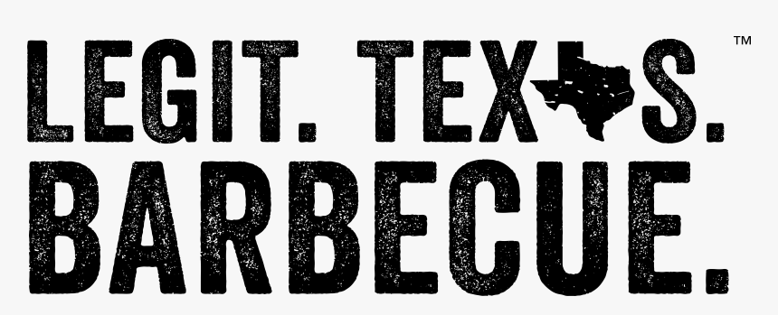 Legit Texas Barbecue - Monochrome, HD Png Download, Free Download