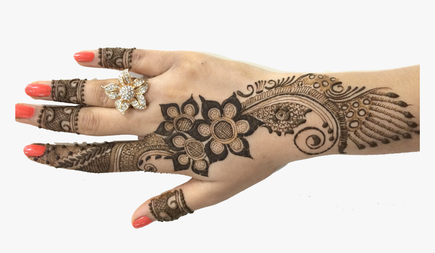 Arabic Dulhan Mehndi Design , Png Download - 100 Latest Mehndi Designs, Transparent Png, Free Download