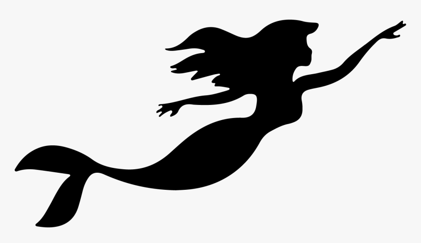 Decal , Png Download - Little Mermaid Swimming, Transparent Png, Free Download