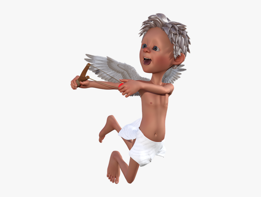 Amor, Love, Angel, Heart, Angel Figure, Comic, Toon - Cartoon, HD Png Download, Free Download