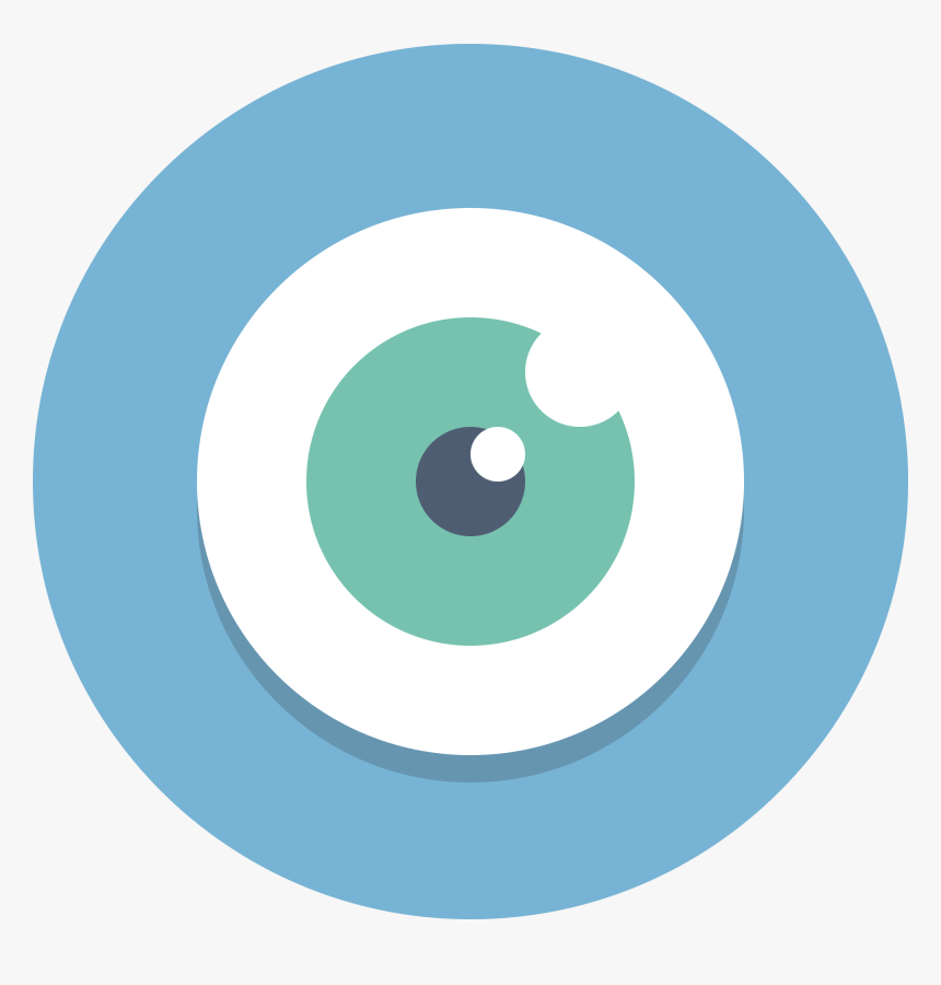 Vision Vector Round Eye - Eye Icon Circle, HD Png Download, Free Download