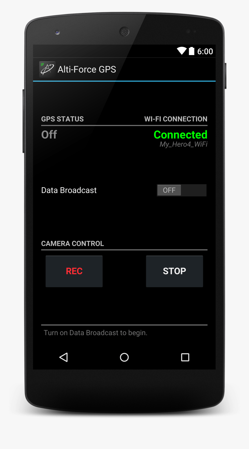 Alti Force Gps Mobile App For Alti Force Sensor Pack - Mobile Phone, HD Png Download, Free Download