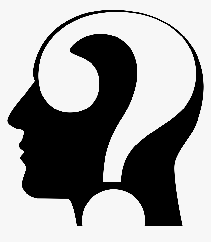 Question Head Silhouette Icons Png - Question Mark Human Png, Transparent Png, Free Download