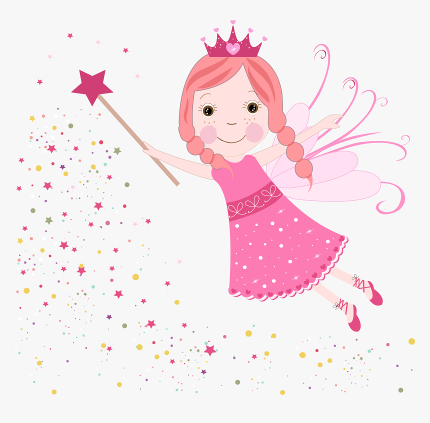 Clip Art Cartoon Angel - Hadas Estrellas, HD Png Download, Free Download