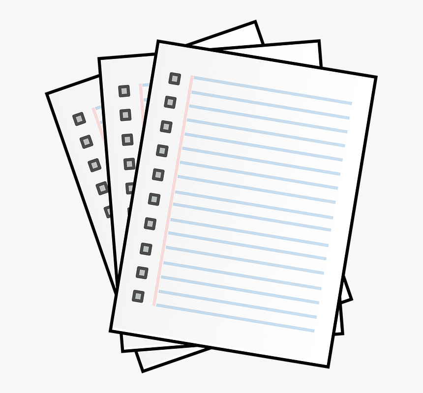 Lined, Pages, Paper, Stacked - Transparent Stack Paper Icon, HD Png Download, Free Download