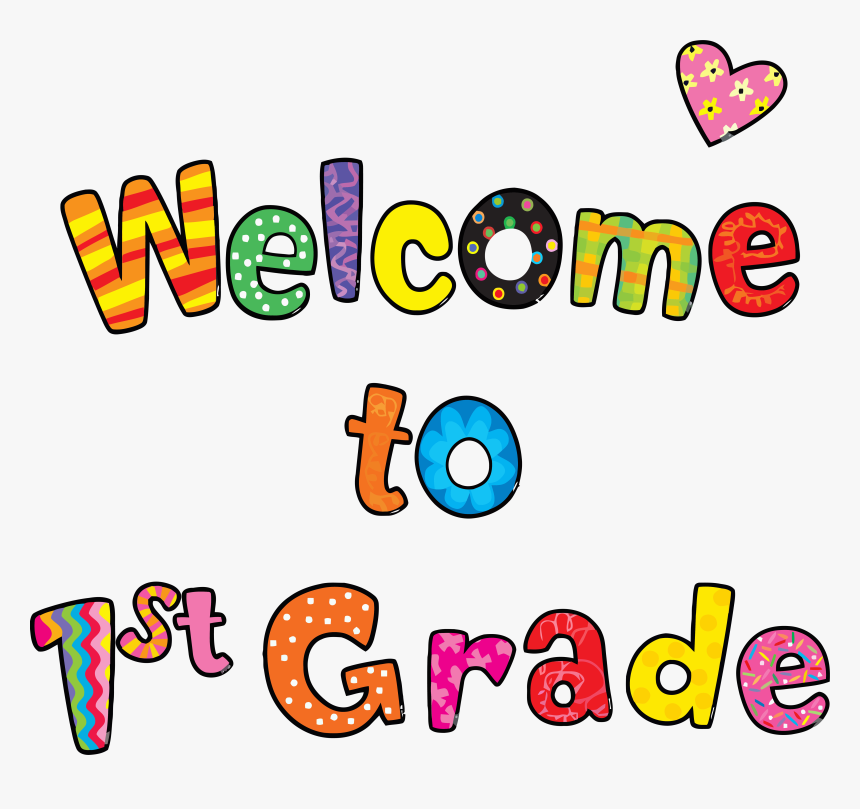 Welcome To First Grade Text Clipart Png - Welcome To Kindergarten, Transparent Png, Free Download