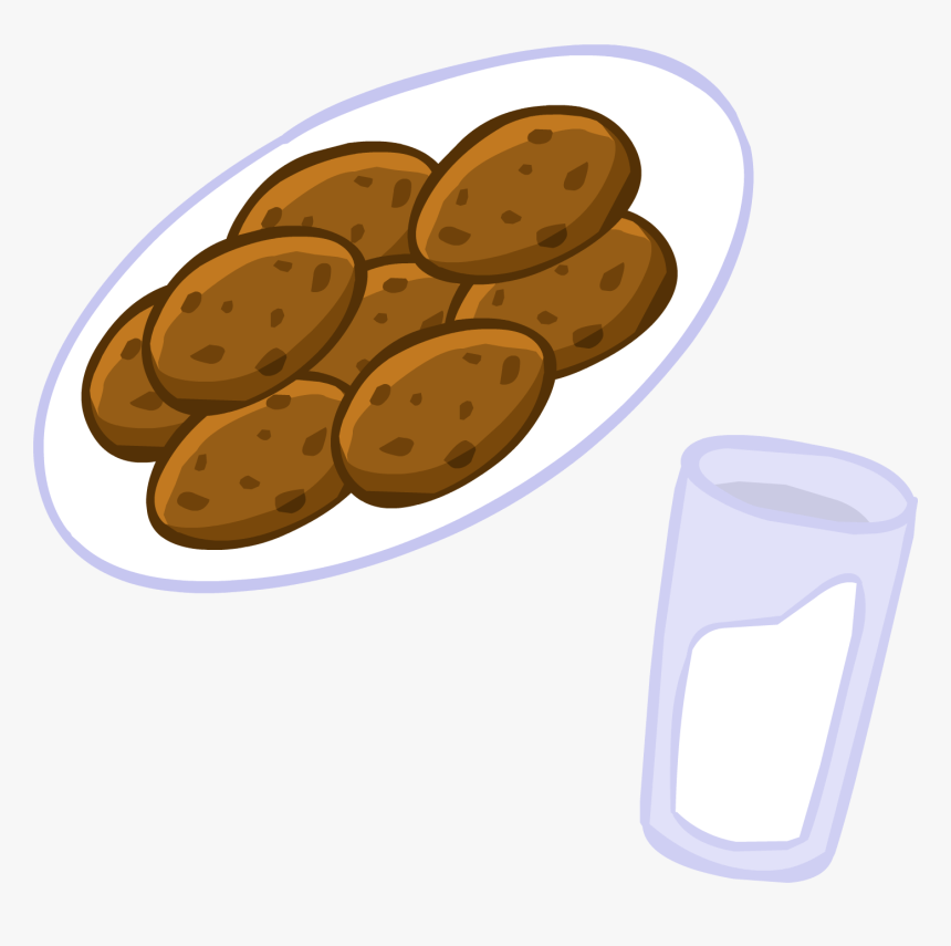 Milk And Cookies Png - Food Items Club Penguin, Transparent Png, Free Download