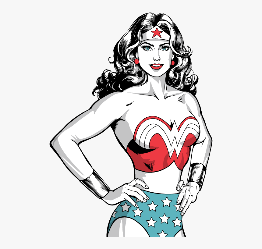 Mulher-maravilha - Wonder Woman Cartoon Hd, HD Png Download, Free Download