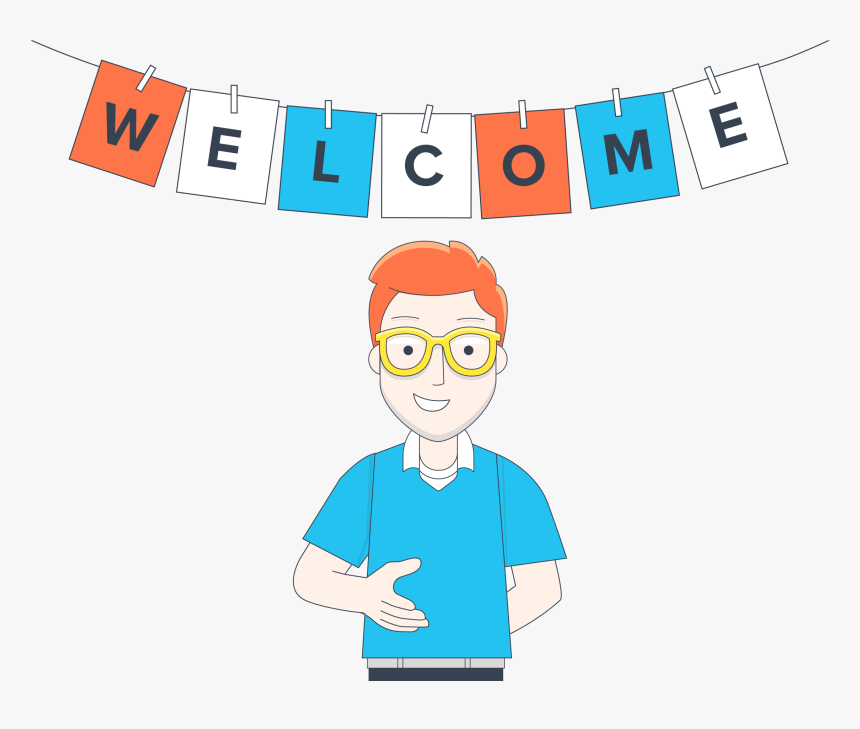 Transparent Welcome Clipart Png - Cartoon, Png Download, Free Download