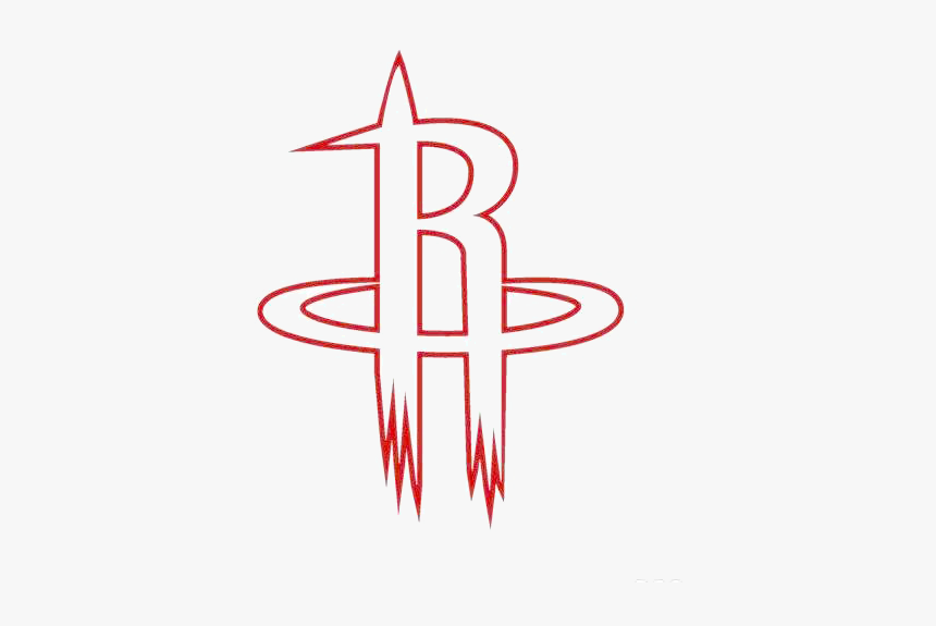 Houston Rockets 2011u201312 Nba Season Cleveland Cavaliers - Houston Rockets Logo Outline, HD Png Download, Free Download