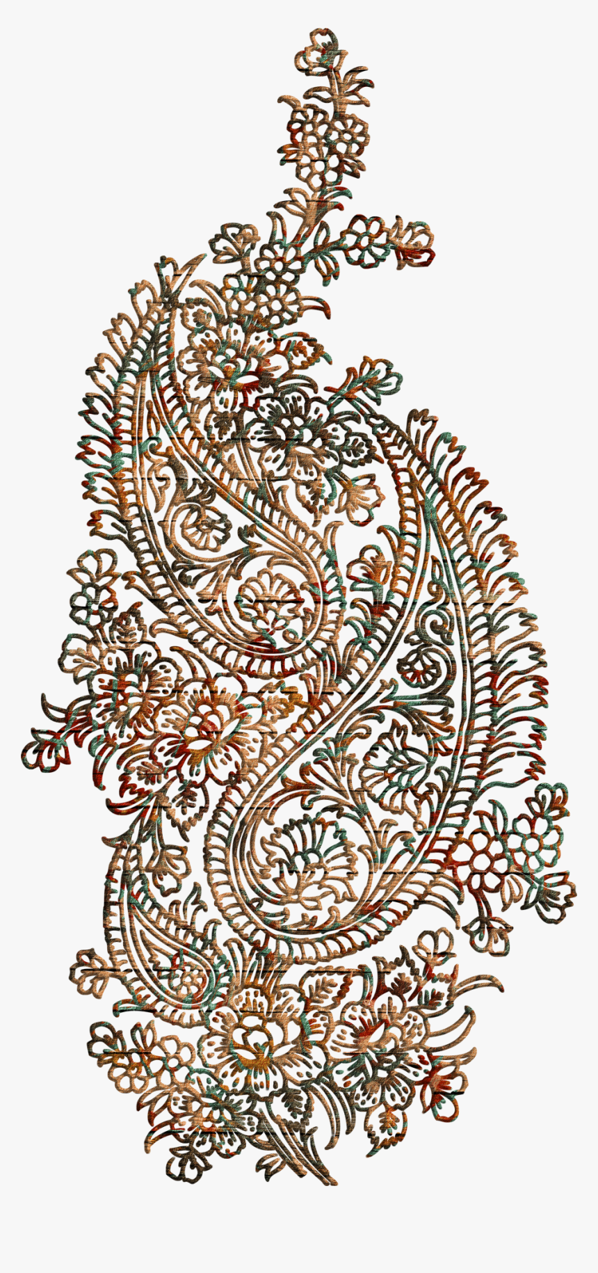 Svg Library Paisley Clipart Paisley Peacock - Paisley, HD Png Download, Free Download