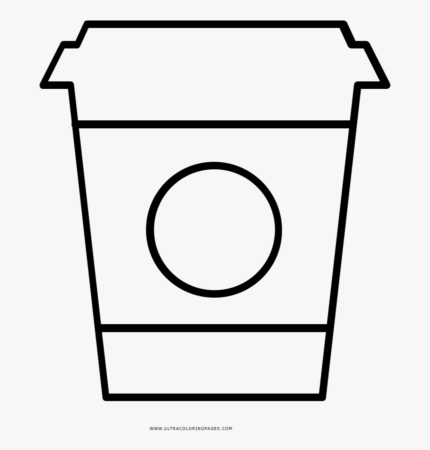 Transparent Starbucks Coffee Cup Png - Starbucks Cup Coloring Page, Png Dow...
