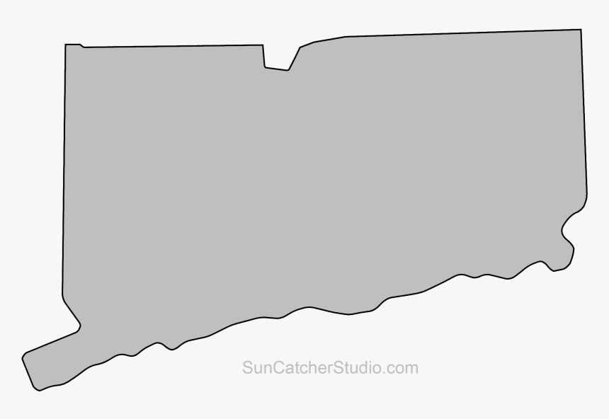 Png Map Of Connecticut , Png Download - Connecticut Outline Png, Transparent Png, Free Download