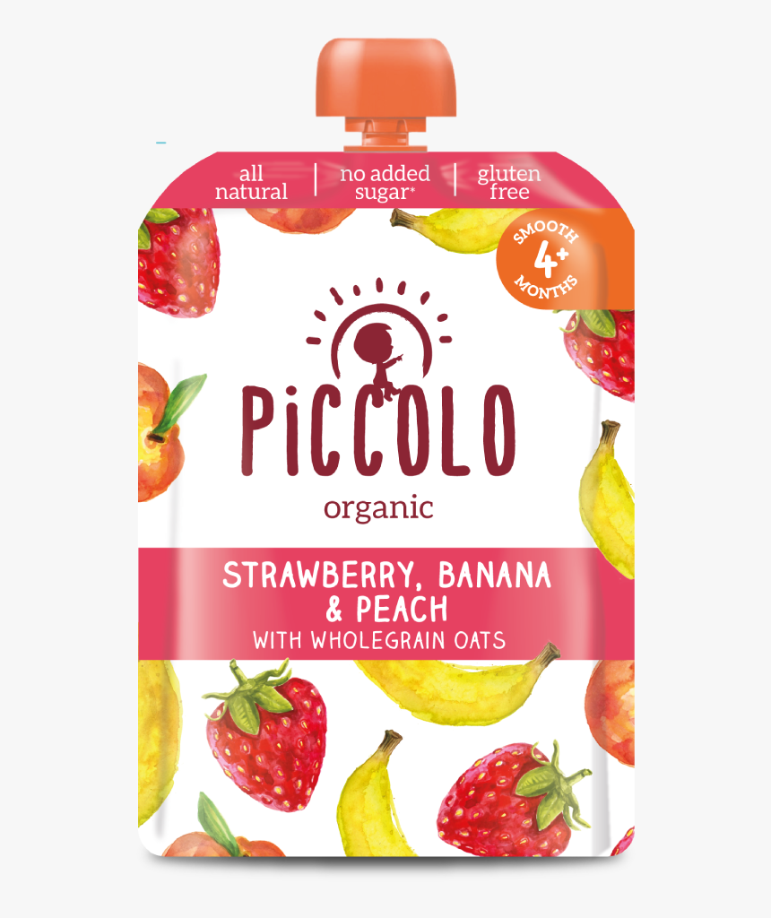 Piccolo Organic Smooth Blushing Berries Pear And Banana, HD Png Download, Free Download