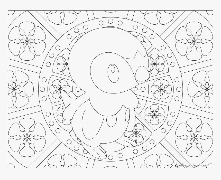 393 Piplup Pokemon Coloring Page - Pokemon Coloring Pages Snorlax, HD Png Download, Free Download