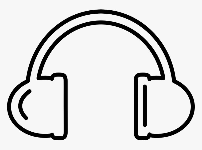 Headphones Outline Svg Png Icon Free Download - Icon, Transparent Png, Free Download