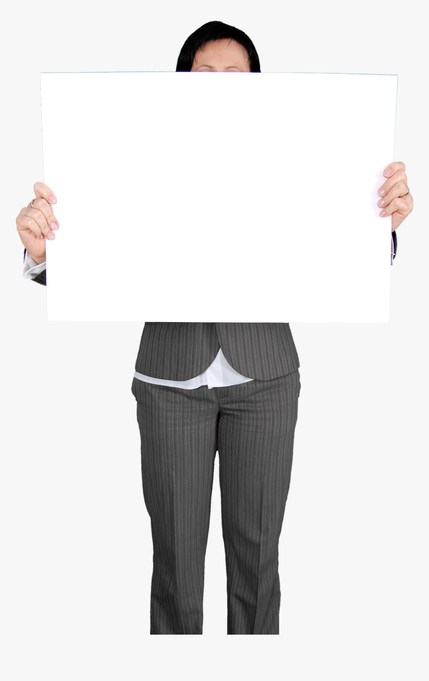 Man Holding Board Png, Transparent Png, Free Download