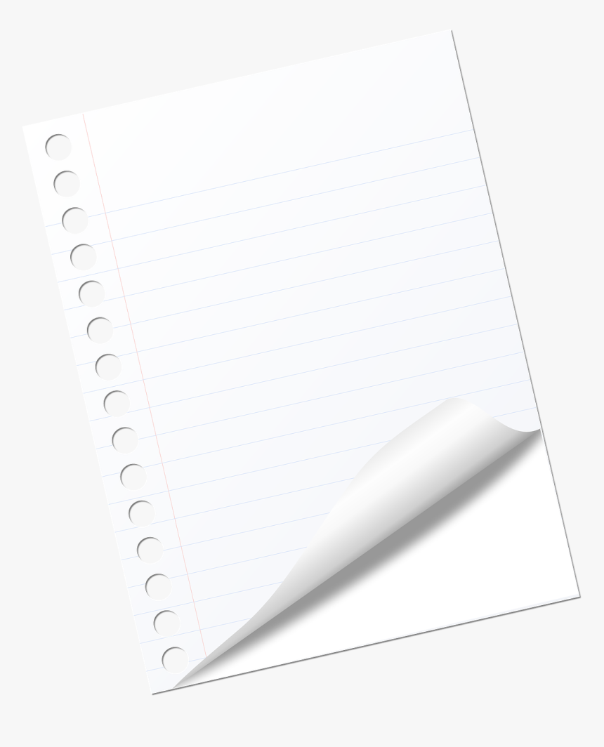 Note Page Blank Free Picture - Blank Notebook Page Png, Transparent Png, Free Download