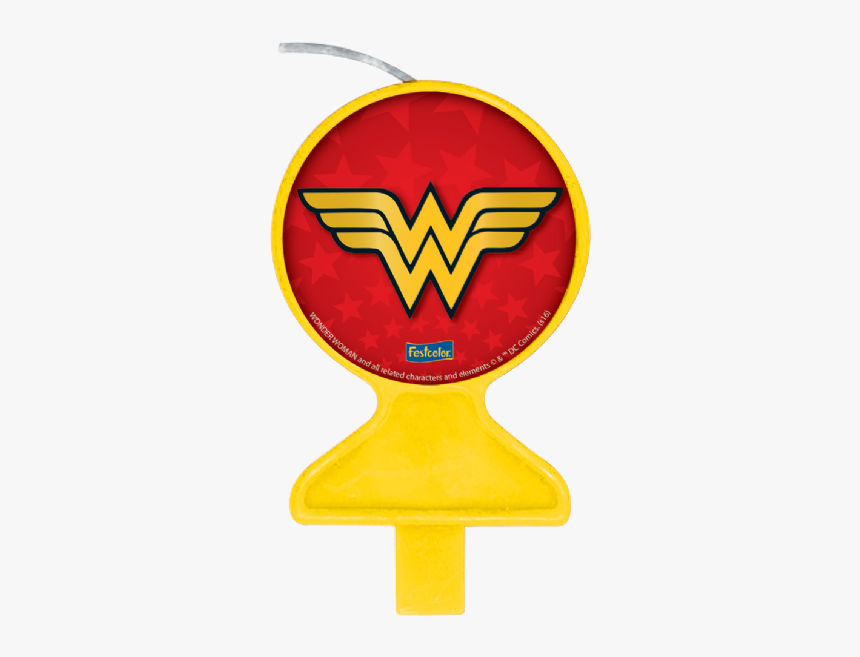 Vela Plana Mulher Maravilha C/01 Unidade - Wonder Woman, HD Png Download, Free Download