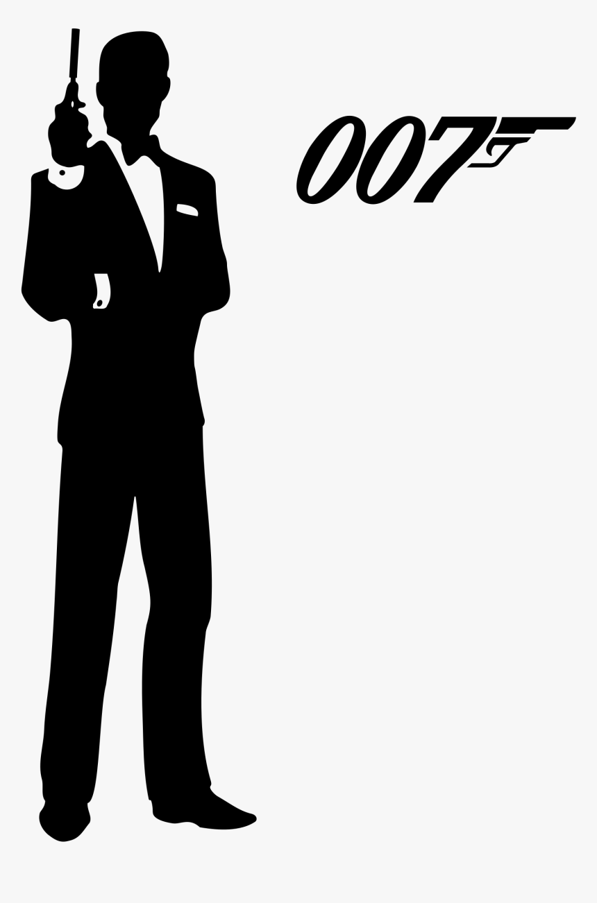 Clip Art James Bond Silhouette Clip Art - James Bond 007 Png, Transparent Png, Free Download