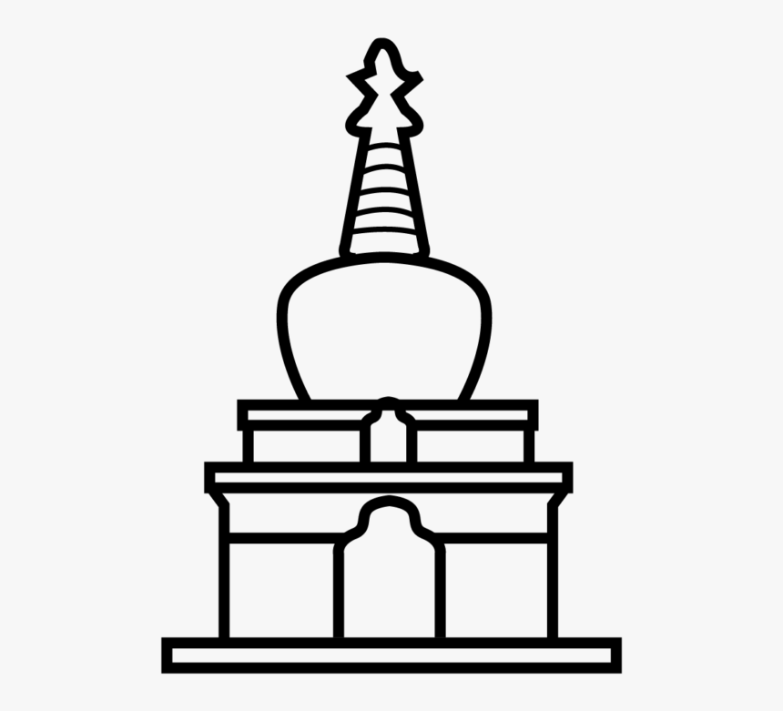 Как нарисовать ступу буддийскую