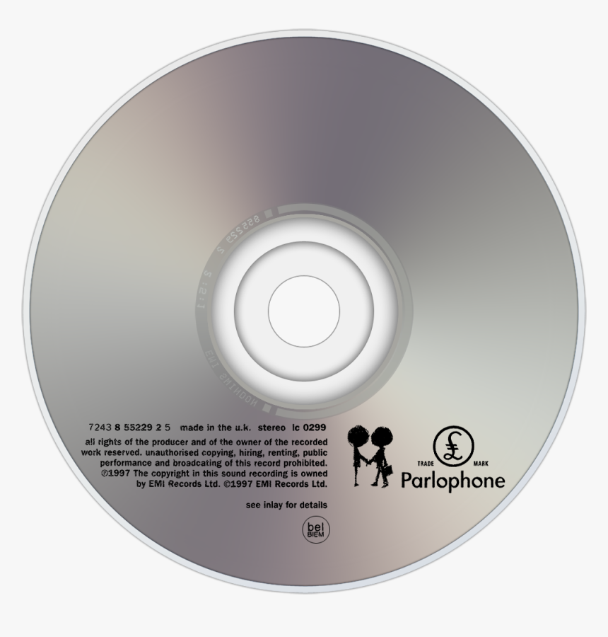 Compact Cd, Dvd Disk Png Image - Radiohead Ok Computer Disc, Transparent Png, Free Download
