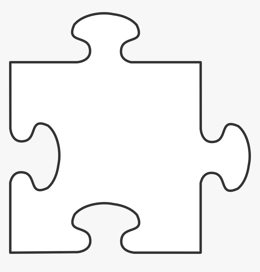 White Puzzle Piece Transparent Background, HD Png Download, Free Download