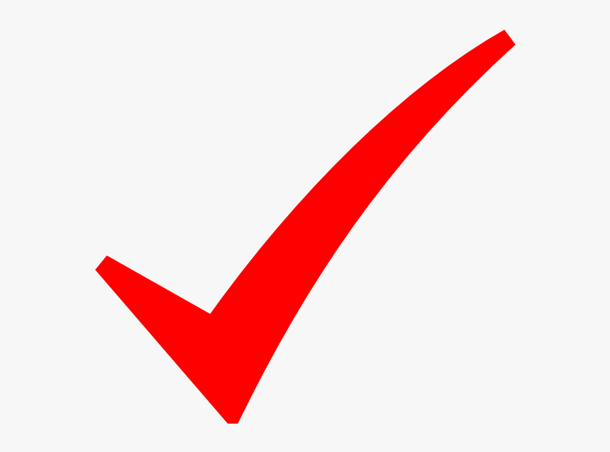 Red Check Mark Png - Red Check Png, Transparent Png, Free Download