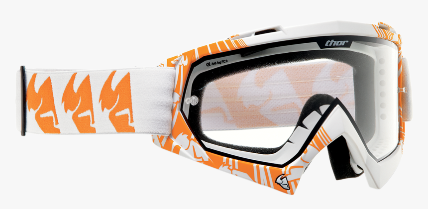Thor Enemy Printed Mask Orange Goggle - Glasses, HD Png Download, Free Download