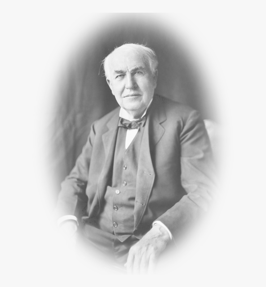 Thomas Edison"s Hair Color , Png Download - Edwin C Barnes Thomas Edison, Transparent Png, Free Download