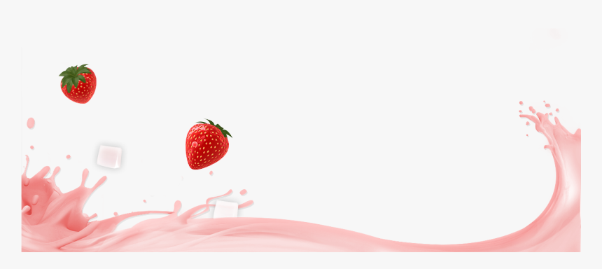 Strawberry Yogurt Smoothie Png, Transparent Png, Free Download