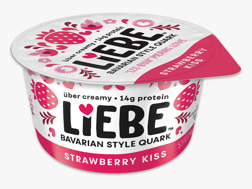 Strawberry Kiss - Liebe Bavarian Style Quark, HD Png Download, Free Download