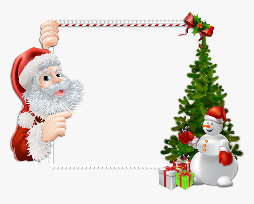 Transparent Marcos Navideños Png - Transparent Christmas Frame Png, Png Download, Free Download