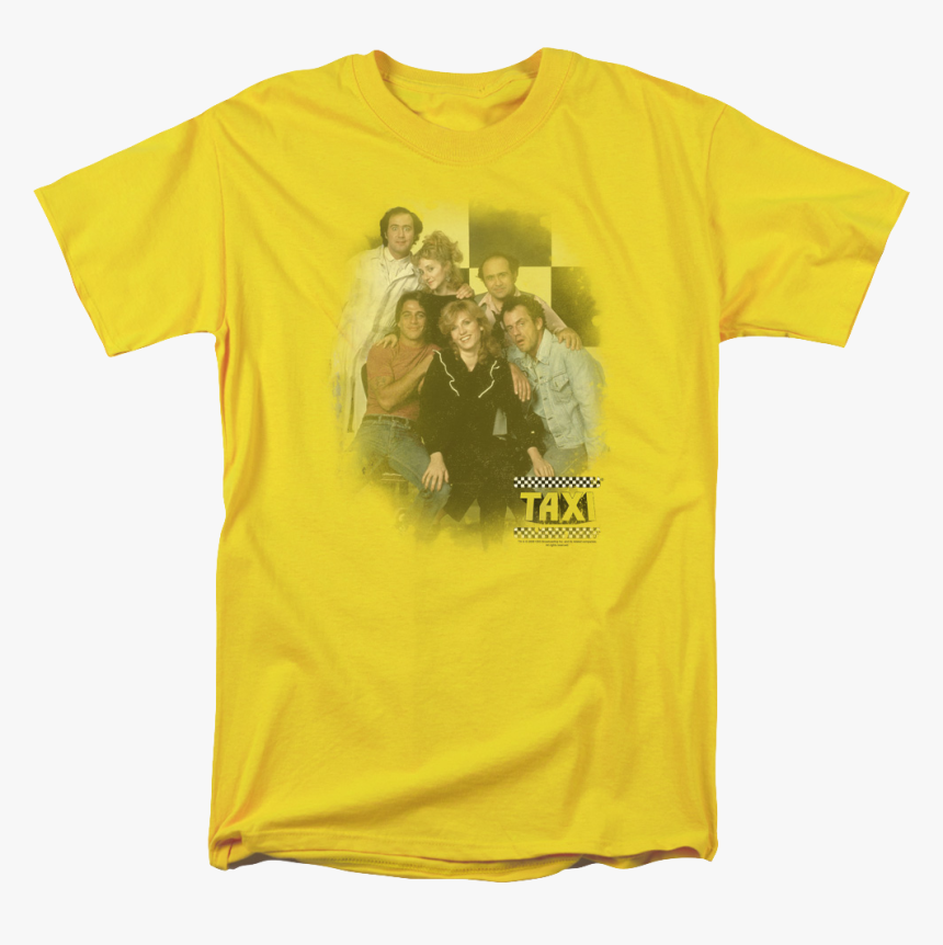 Cast Taxi T-shirt - Yellow Rangers T Shirts Mighty Morphin Power Rangers, HD Png Download, Free Download