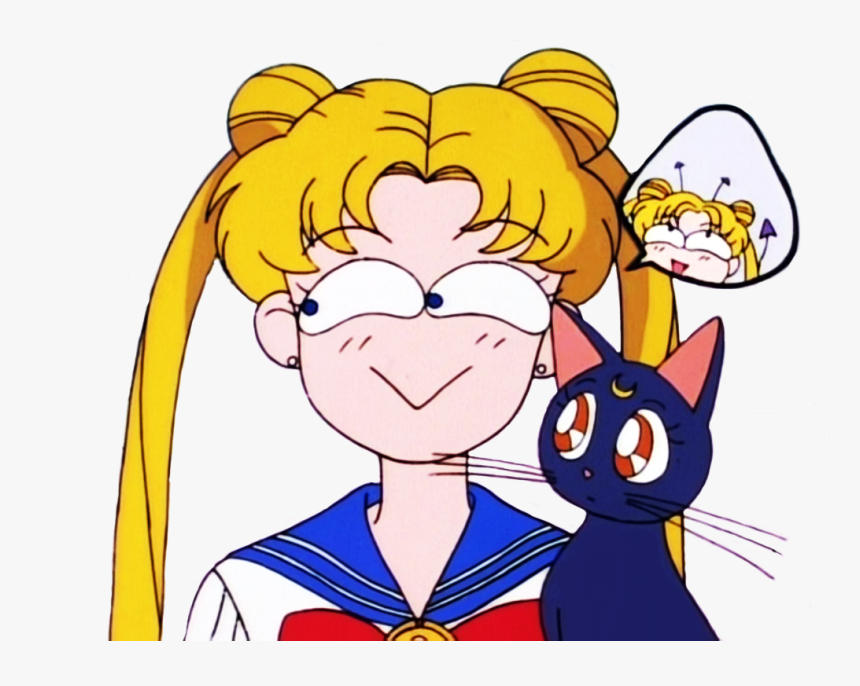 Old School Sailor Moon , Png Download - Sailor Moon Weird Faces, Transparent Png, Free Download