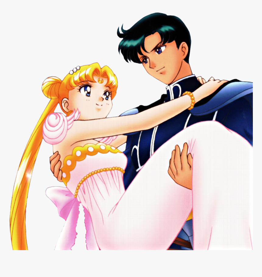 Sailor Moon Png Clipart - Serena Y Tuxedo Mask, Transparent Png, Free Download