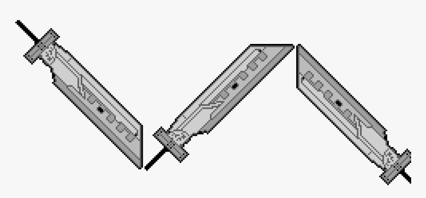 Flying Buster Sword - Technical Drawing, HD Png Download, Free Download