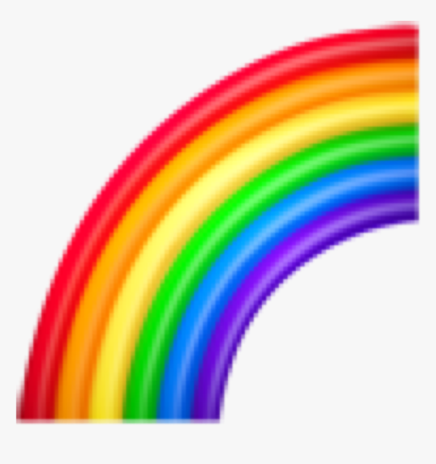 Clip Art Emojiarcoiris Emoji Arcoiris Rainbow - Ios Rainbow Emoji Png, Transparent Png, Free Download