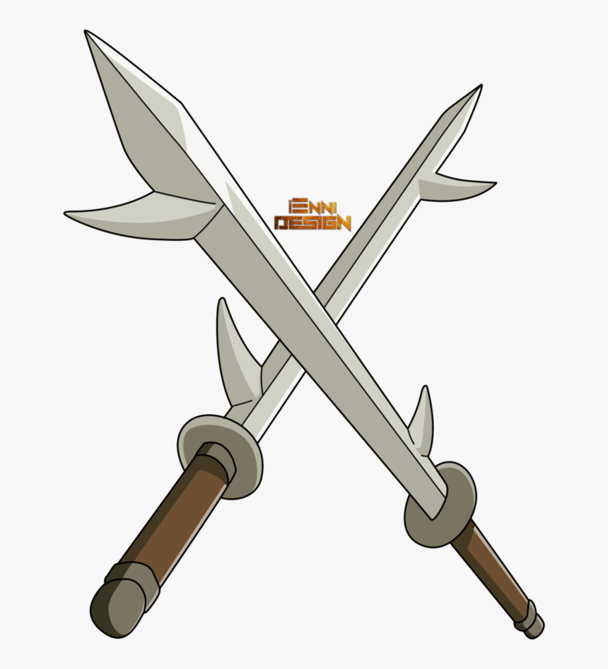 Kunai Drawing Ninja Sword - Naruto Kiba Swords, HD Png Download, Free Download