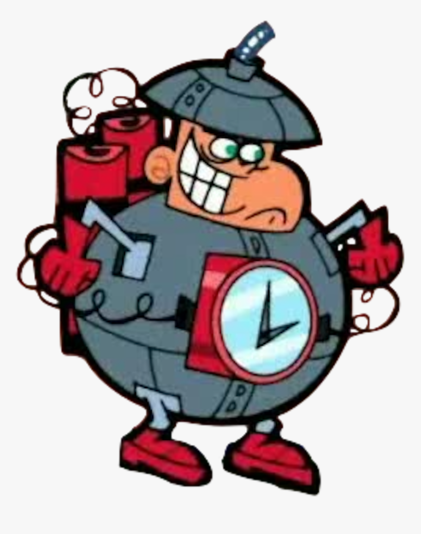 Short Fuse Is An Extremely Short Bomb Based Villain - Fairly Odd Parents Short Fuse, HD Png Download, Free Download