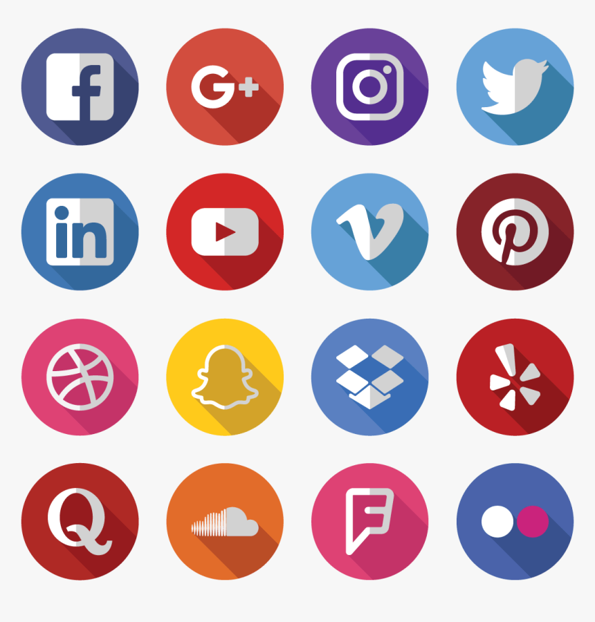 Iconos De Redes Sociales Png , Png Download - Iconos De Redes Sociales, Transparent Png, Free Download