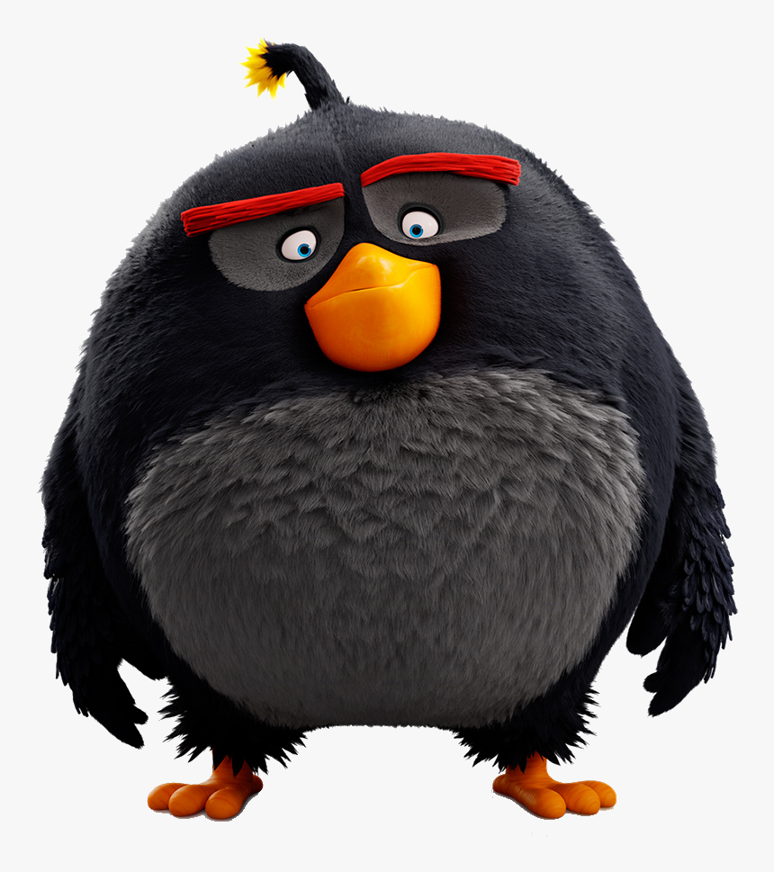 Angry Birds Wiki - Black Bomb Angry Bird, HD Png Download, Free Download