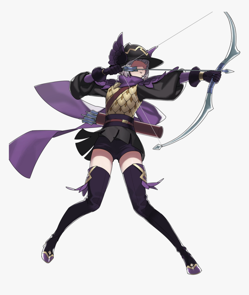 Transparent Anime Bow Png - Fire Emblem Heroes Archer, Png Download, Free Download