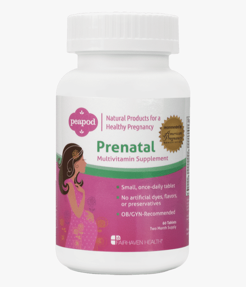 Buy Peapod Prenatal - Pregnancy Prenatal Vitamins, HD Png Download, Free Download