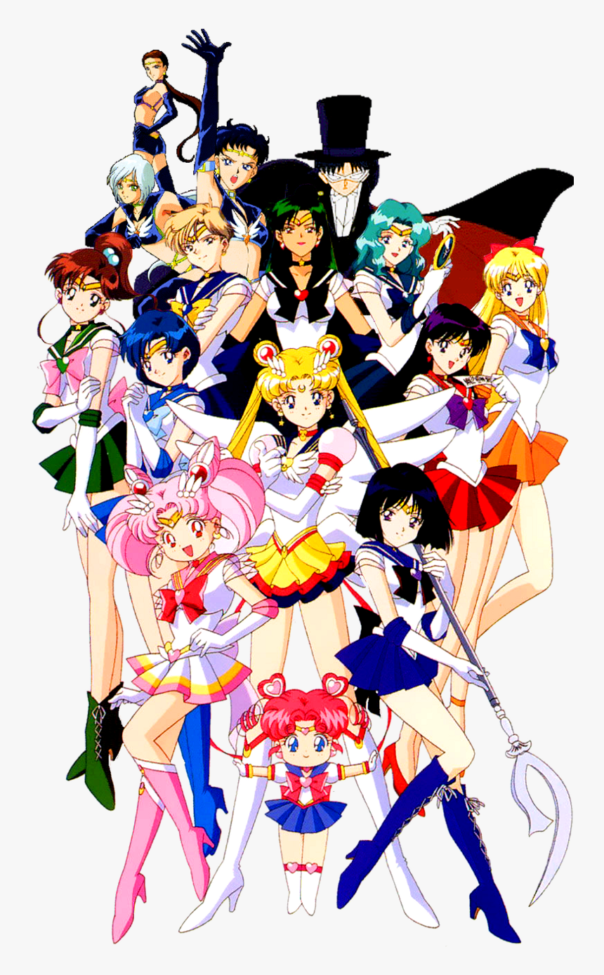 Sailor Moon Sailors Scouts, HD Png Download, Free Download