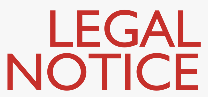 Legal Notice Logo Text, HD Png Download, Free Download