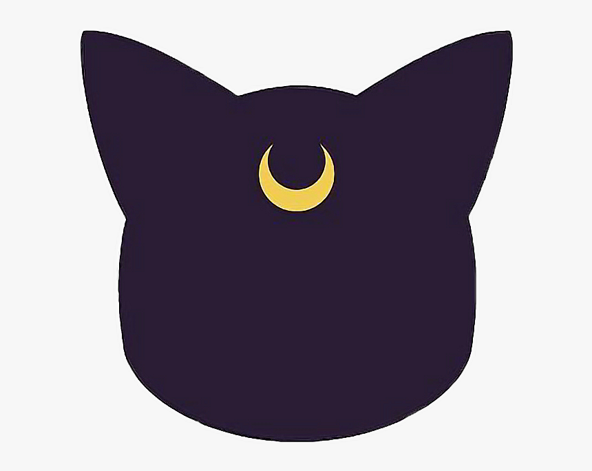 Transparent Anime Cat Png - Sailor Moon Luna Sign, Png Download, Free Download